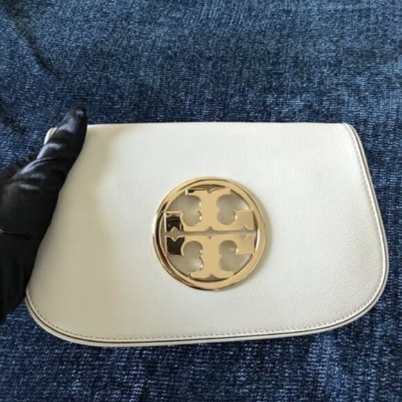 Tory Burch Vera Clutch - New Ivory Color - Picture 4 of 11